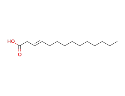 trans-3-tetradecenoic acid